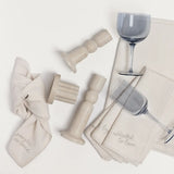 LOVE NOTES EMBROIDERED NAPKINS SET