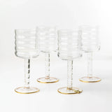 FLUTED WINE GLASS SET