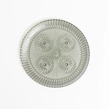 EDEN PRESSED GLASS PLATE SET
