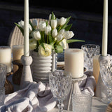 BLEACHED TAPER CANDLE HOLDER