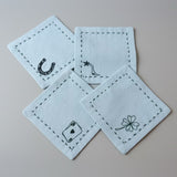 FEELING LUCKY COCKTAIL NAPKINS SET